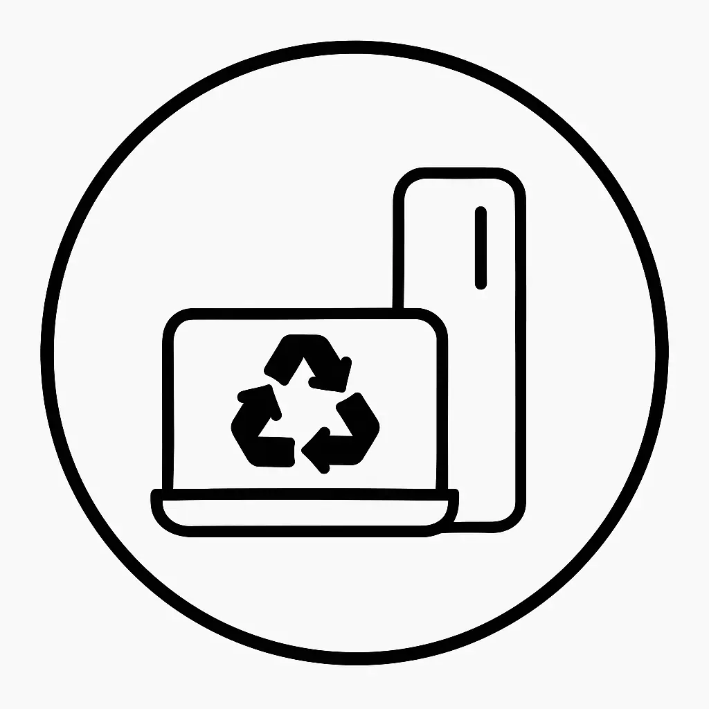 Återvinning av gammal elektronik